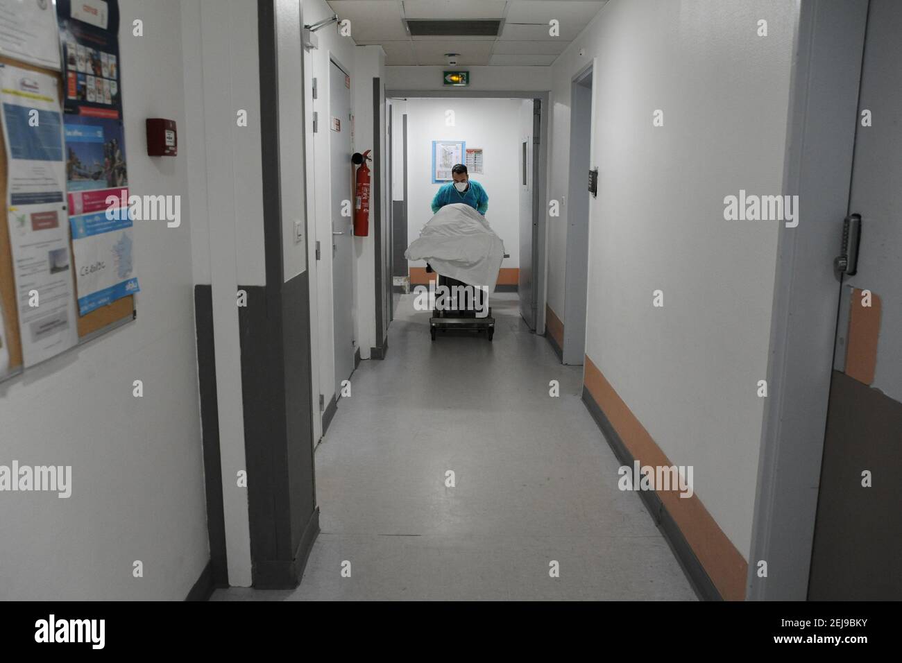 Covid-19 décès à l'hôpital Banque D'Images