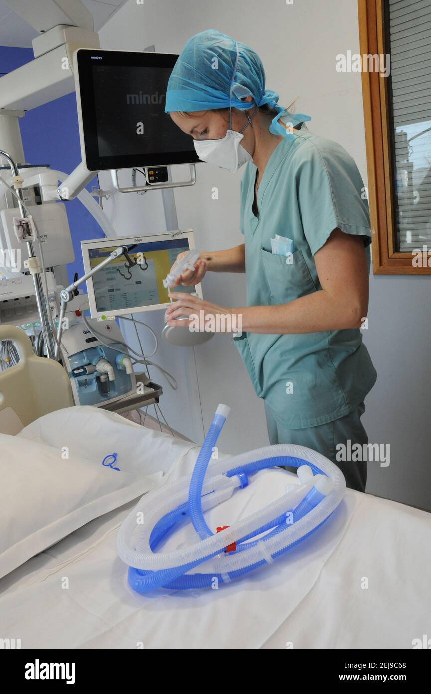 Urgences Covid-19 Banque D'Images