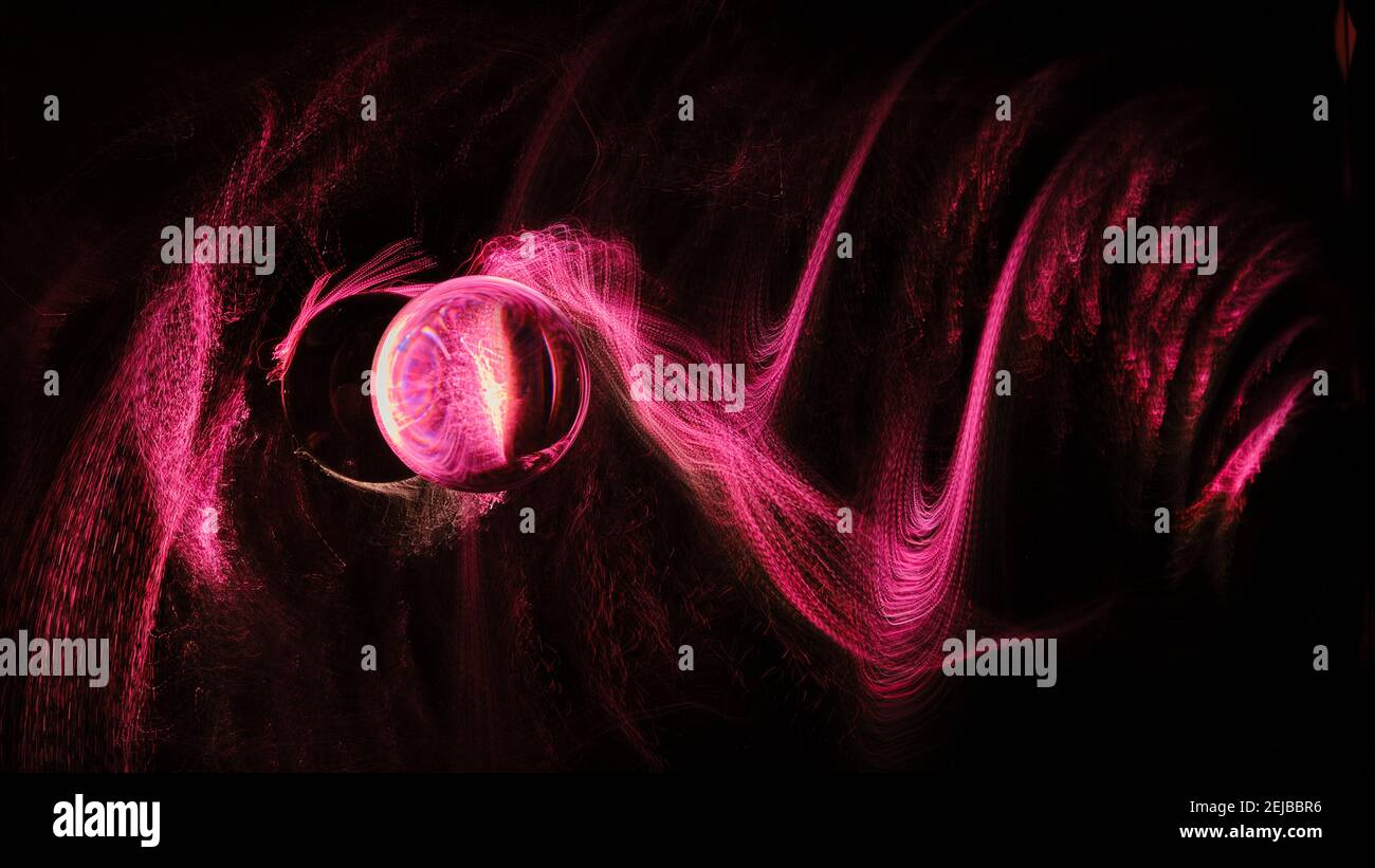 La magie de la peinture légère Banque D'Images