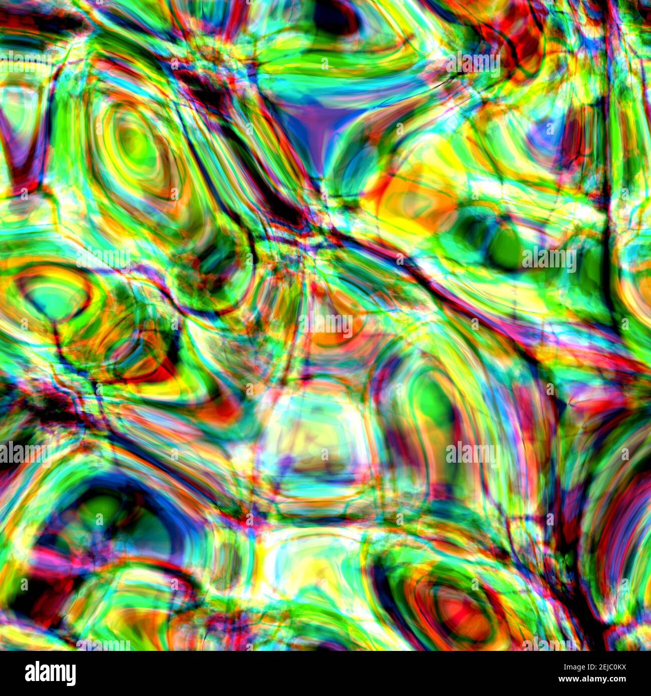 Illustration de différentes diffraction de la lumière dans divers fragments de verre brisés Banque D'Images