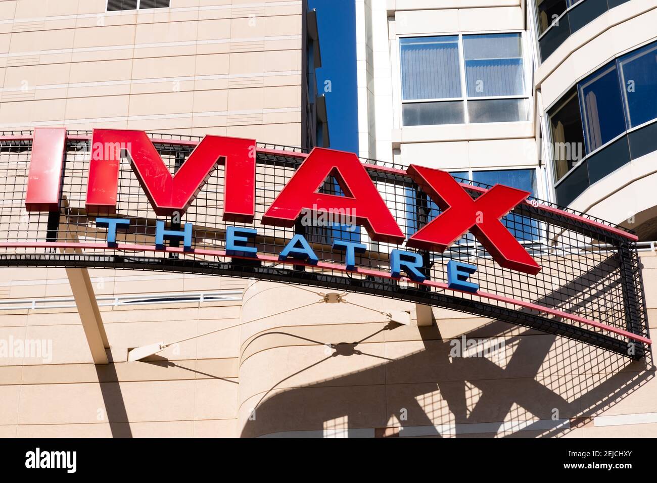 Esquire IMAX Theatre Cinema Complex, 1211 K Street, Sacramento, Etats-Unis Banque D'Images