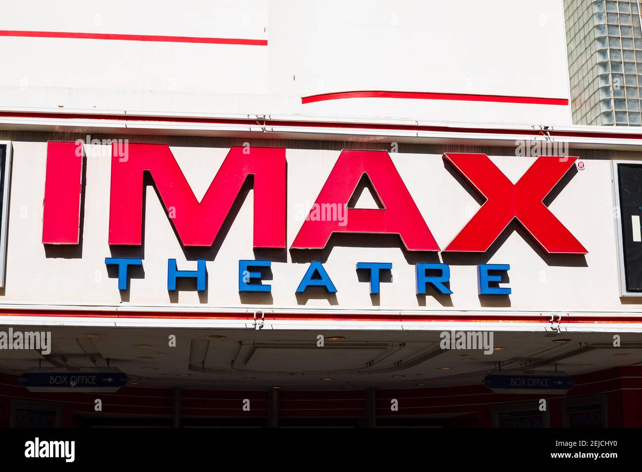 Esquire IMAX Theatre Cinema Complex, 1211 K Street, Sacramento, Etats-Unis Banque D'Images