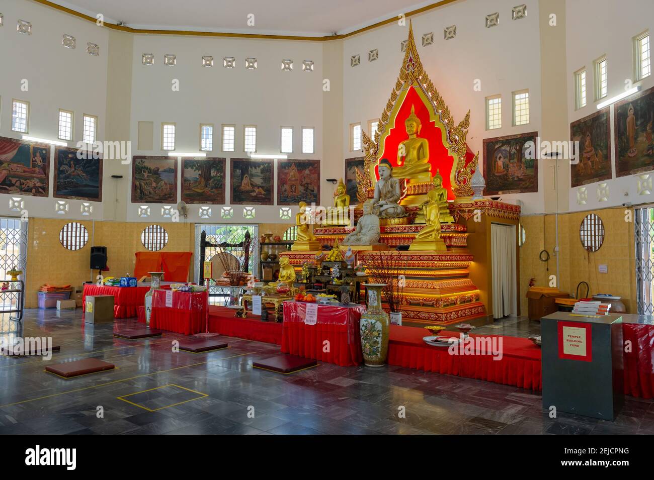 Temple Bouddha Jayanti, Kuala Lumpur Malaisie Banque D'Images