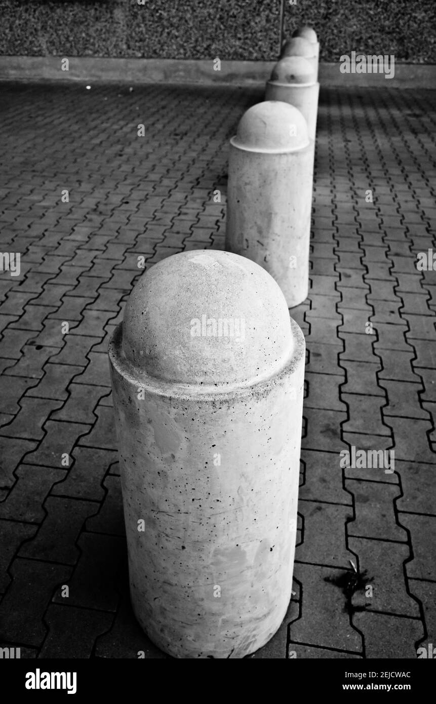 concept de minimalisme géométrique architectural Banque D'Images