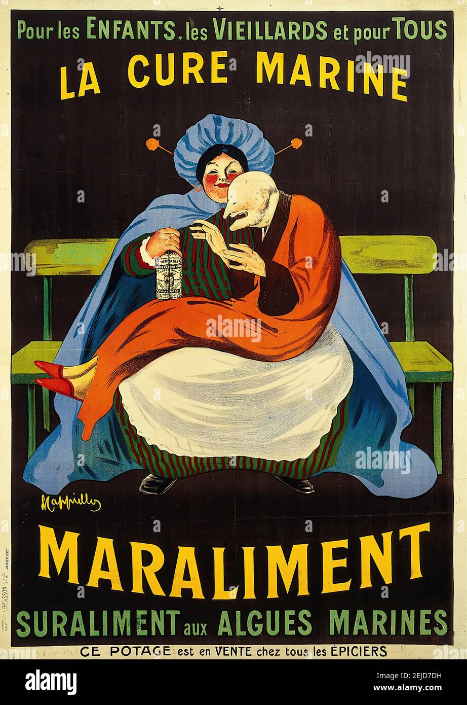 Maraleiment. Musée : COLLECTION PRIVÉE. Auteur: LEONETTO CAPPIELLO. Banque D'Images