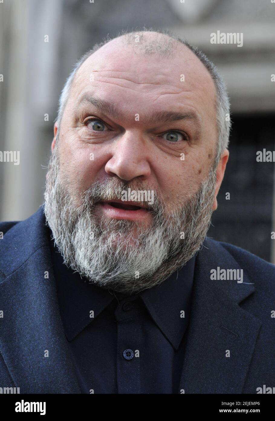 Photo du dossier datée du 02/03/17, de l'ancien footballeur Neil Ruddock qui est de retour devant le tribunal pour la dernière étape d'un long procès familial contre l'argent avec son ex-femme Sarah Ruddock, dont le mariage a pris fin il y a plus de dix ans, présenté lundi dans un procès virtuel privé. Date de publication : lundi 22 février 2021. Banque D'Images