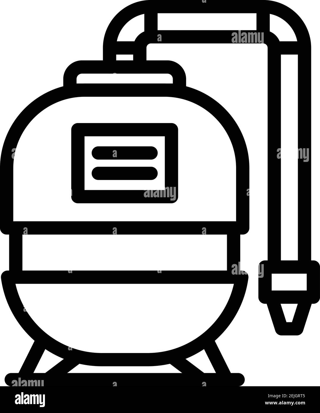 Icône de la pompe à eau du filtre. Contour filtre icône vecteur de pompe à  eau pour la conception de la bande isolée sur fond blanc Image Vectorielle  Stock - Alamy