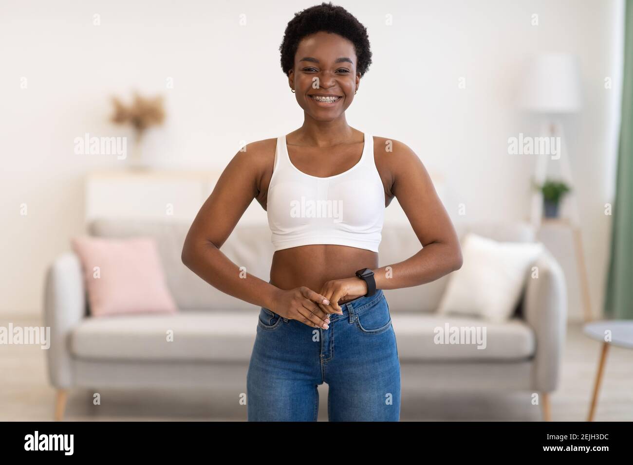 Un top jean skinny