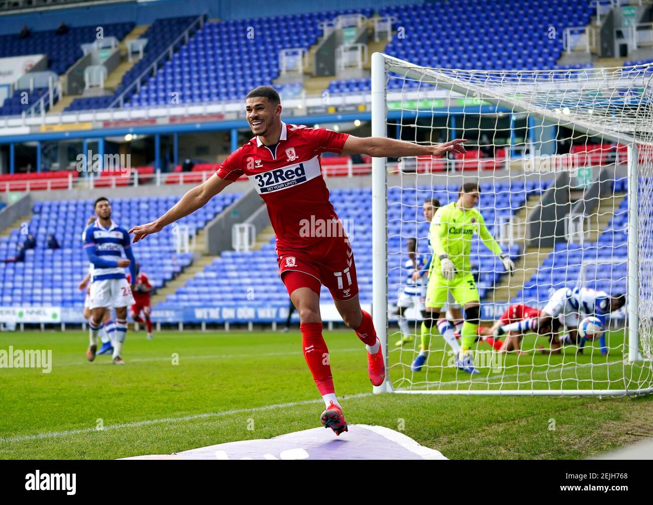Photo du dossier datée du 20-02-2021 de Ashley Fletcher de Middlesbrough. Date de publication : lundi 22 février 2021. Banque D'Images