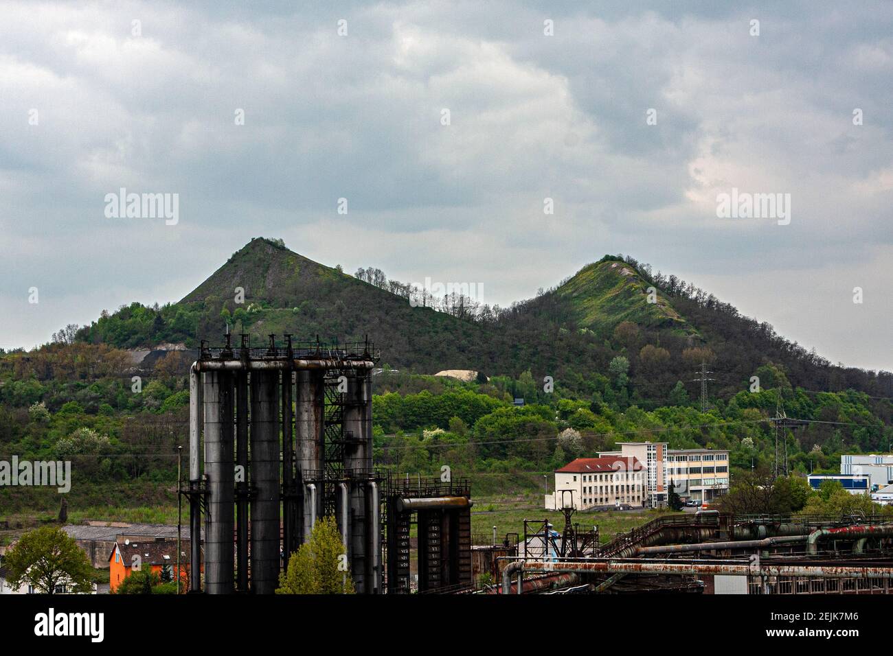 Les usines de fer de Volklingen sont situées à Saarbrucken, dans la région de Saar en Allemagne, Banque D'Images