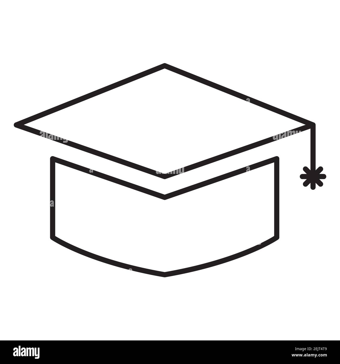 Icône de graduation vectorielle. Symboles sur fond blanc Photo Stock ...