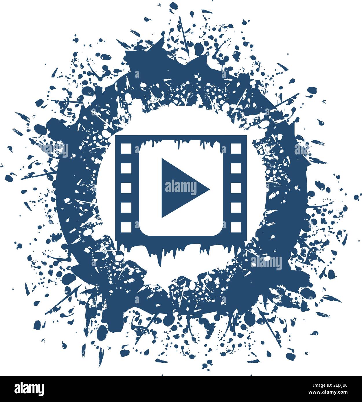 symbole cinématographique imaginatif Illustration de Vecteur symbole cinématographique imaginatif Illustration de Vecteur