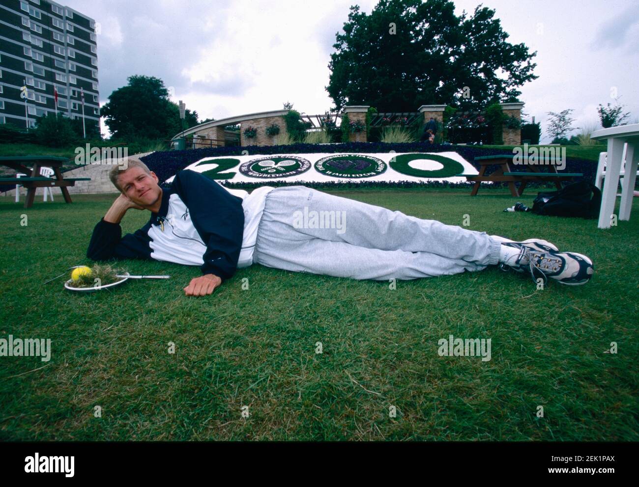 Joueur de tennis allemand Alexander Popp, années 2000 Banque D'Images