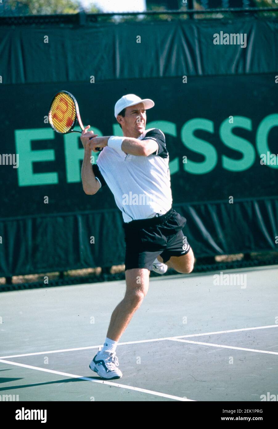 Joueur de tennis argentin Mariano Hood, 2000 Banque D'Images