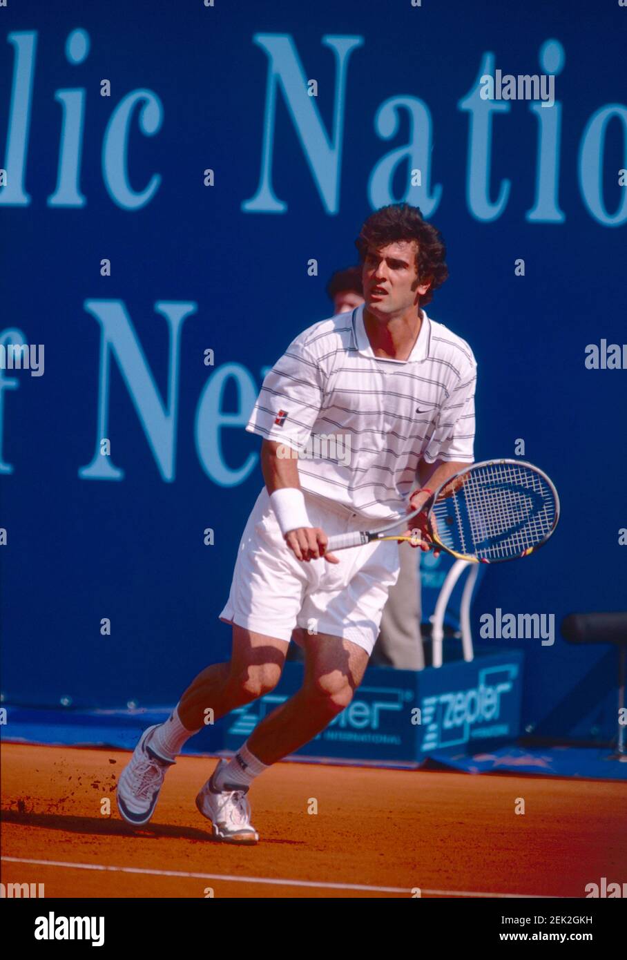 Joueur de tennis français Cedric Pioline, années 1990 Banque D'Images