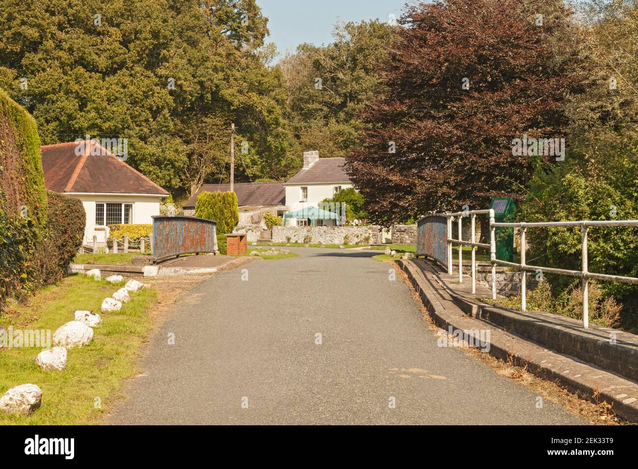 Ilston Village, Gower Peninsula, Swansea, pays de Galles du Sud, Royaume-Uni Banque D'Images
