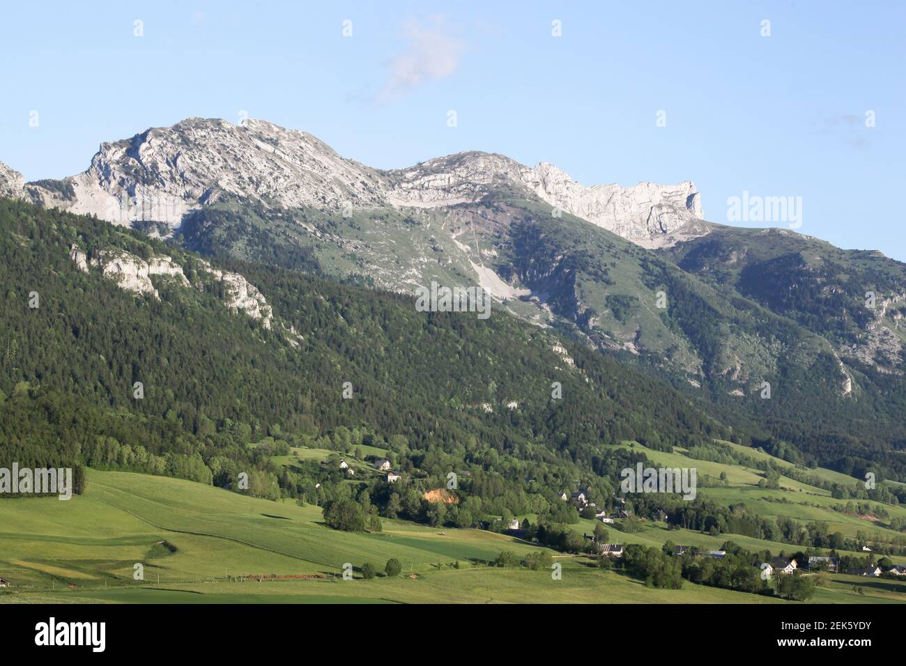Paysage de Vercors en France Banque D'Images