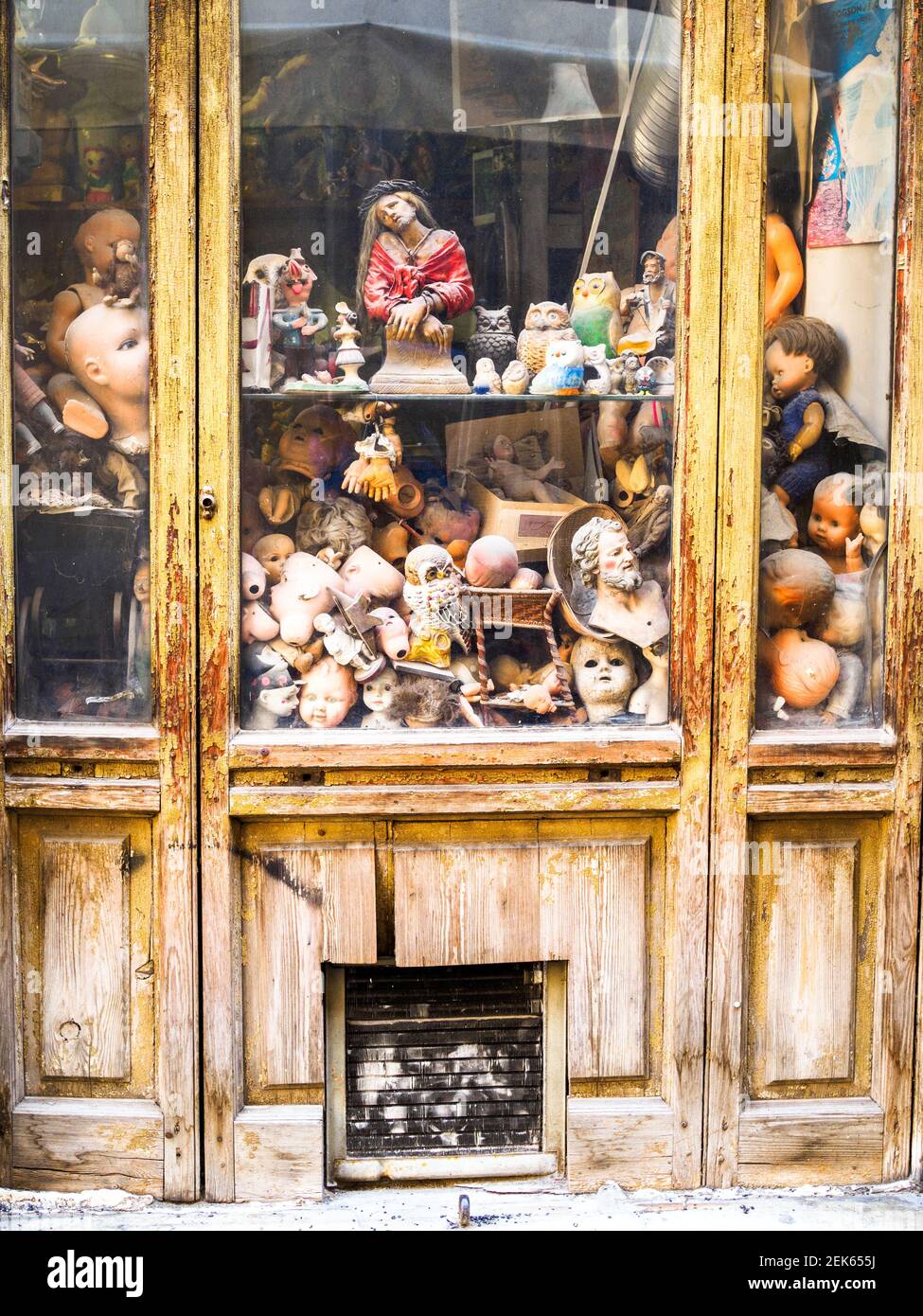 Vitrine de la boutique de figuiers à via Ripetta - Rome, Italie Banque D'Images