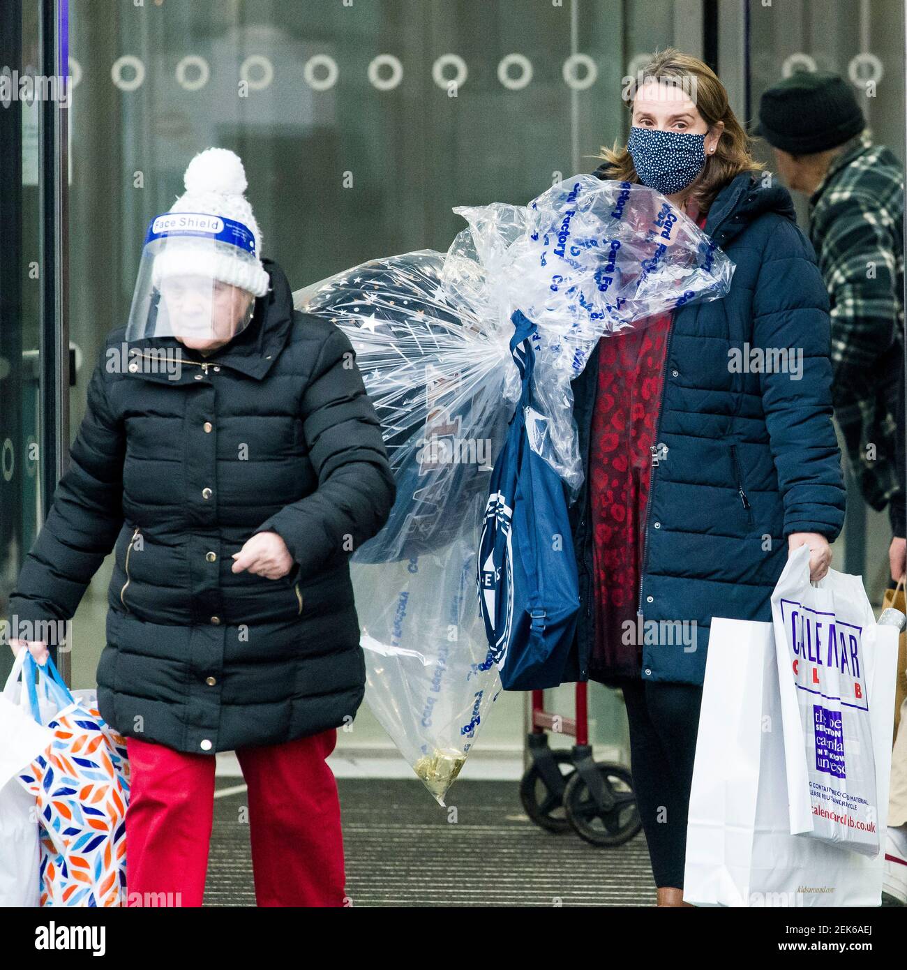 La boutique publique du « centre » de Livingston, West Lothian, avant un confinement de niveau 4, est introduite aujourd'hui (20 novembre) à 18:00, en raison de la montée des cas de covid-19. Crédit: Euan Cherry Banque D'Images
