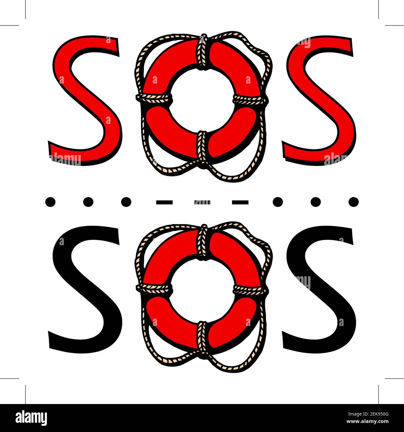 Morse code Banque d'images vectorielles - Alamy