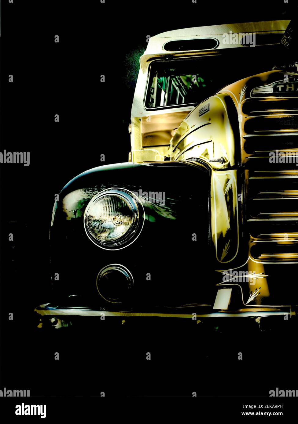 Vieux camion Banque D'Images