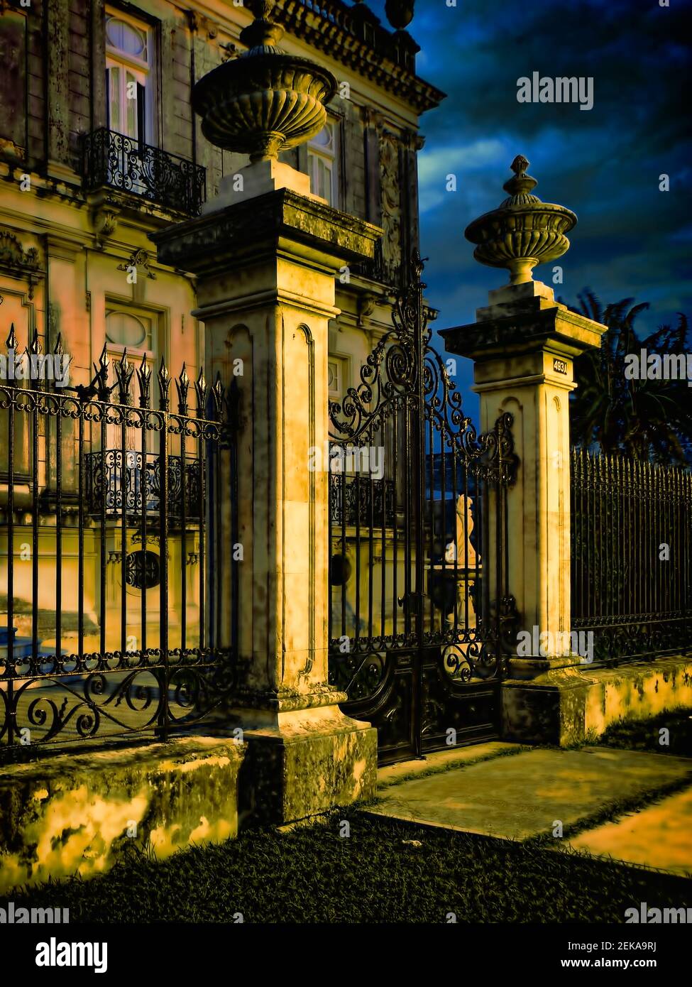 Ancienne résidence à Merida Banque D'Images
