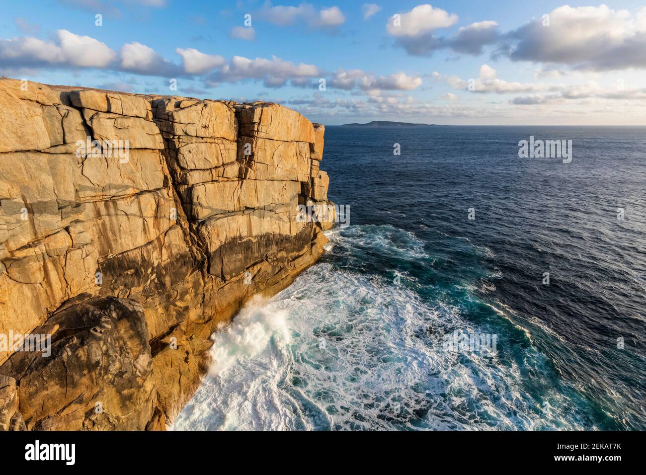 Australie, Océanie, Australie occidentale, Parc national de Torndirrup, mer et côte rocheuse Banque D'Images