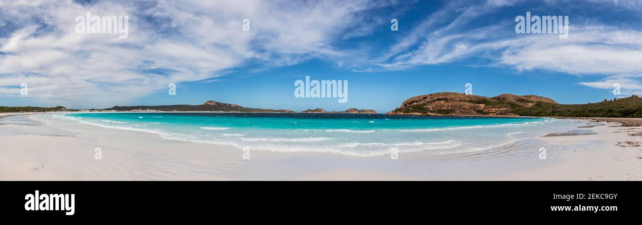 Plage et baie turquoise, Australie occidentale Banque D'Images