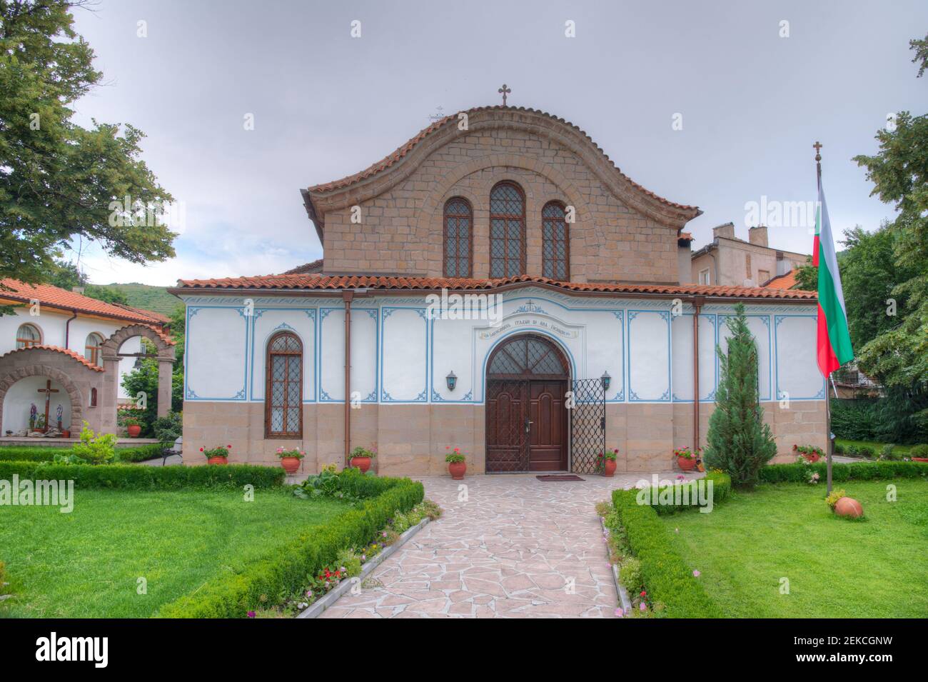 Église Saint-Jean-le-Precursor à Bratsigovo, Bulgarie Banque D'Images