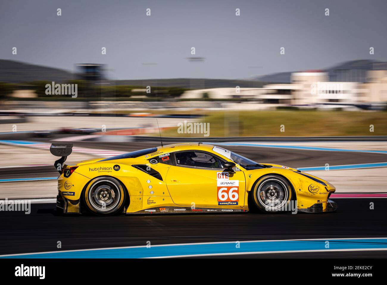 66 Fannin Jody (gbr), Hutchison Finlay (gbr), Abbott Hunter (gbr), JMW Motorsport, Ferrari 488 GTE Evo, action pendant les 2020 4 heures du Castellet, 1er tour de la série européenne le Mans 2020, du 17 au 19 juillet 2020 sur le circuit Paul Ricard, au Castellet, France - photo François Flamand / DPPI Banque D'Images
