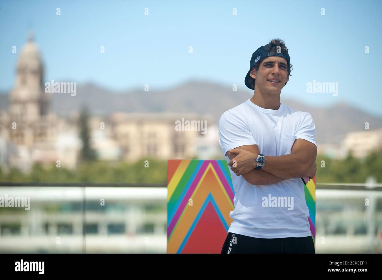 Un Ete A Cielo Grande Acteur L'acteur espagnol Miguel Herran assiste au film 'Hasta el cielo' photocall  à Muelle Uno. La 23e édition du Festival du film espagnol de Malaga est le  premier grand événement cinématographique en Espagne