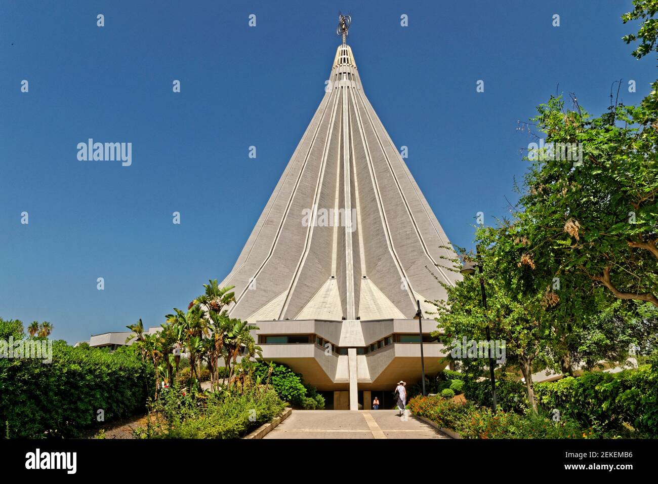 Basilique Santuario Madonna delle Lacrime Église catholique de Syracuse, Sicile. Banque D'Images