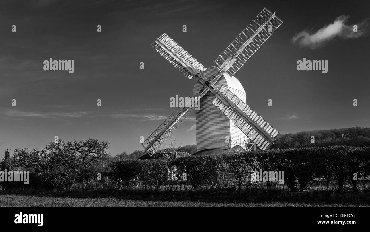 Upthorpe Mill Stanton, Suffolk, Angleterre. Banque D'Images