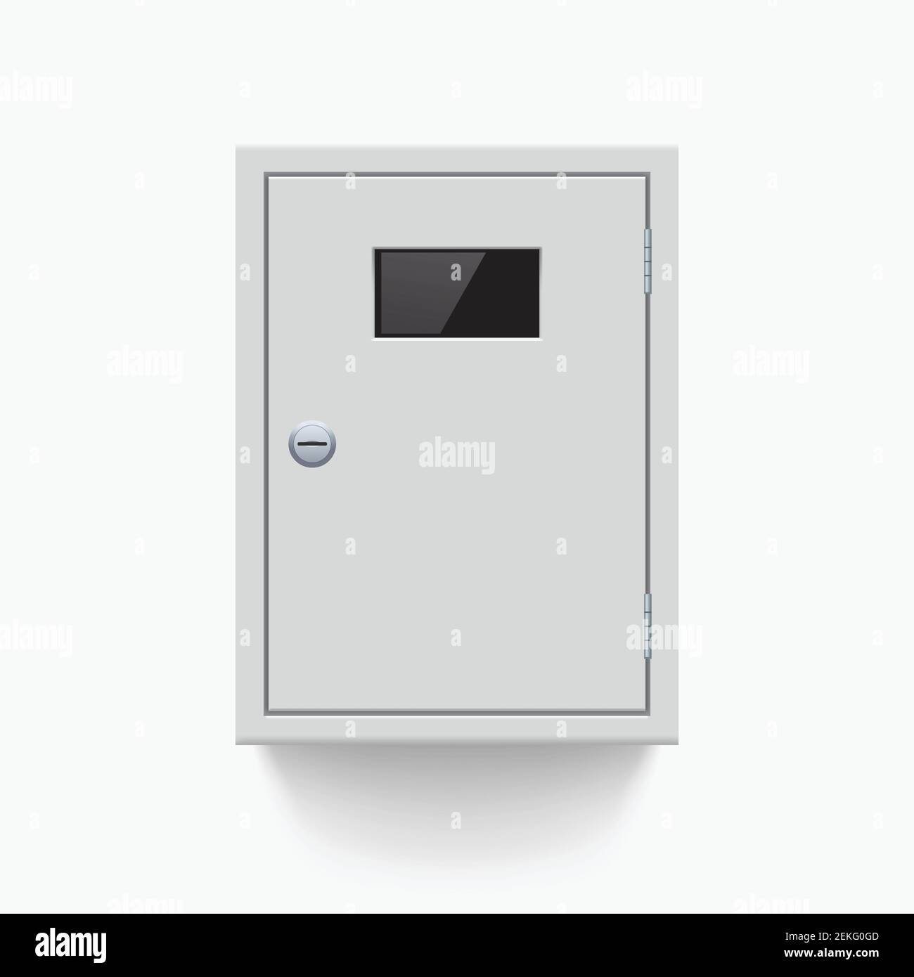 Coffret électrique en métal Banque d'images vectorielles - Alamy