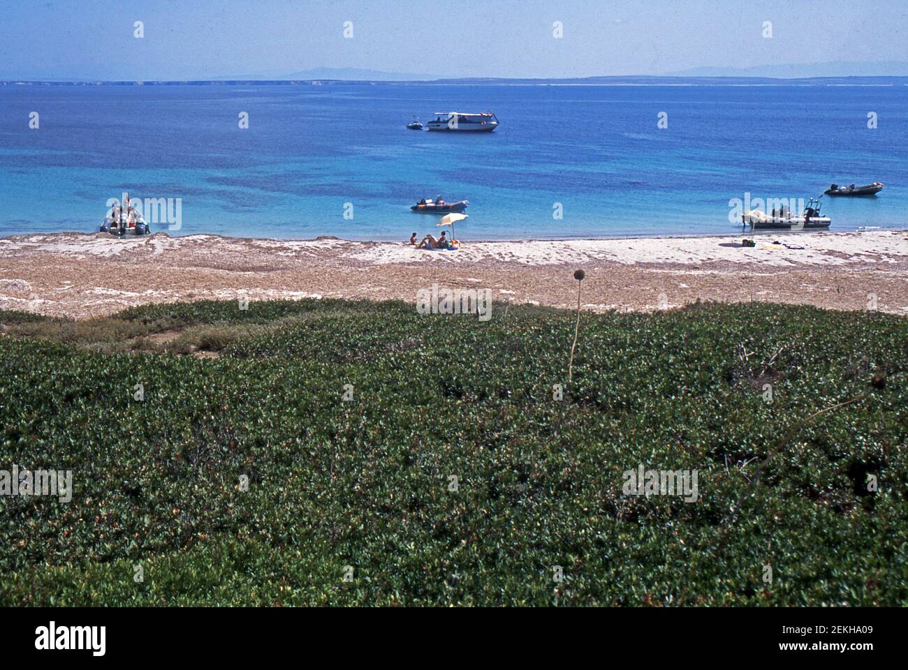 MAL di Ventre Island, Sardaigne, Italie (scanné à partir de colorslide) Banque D'Images