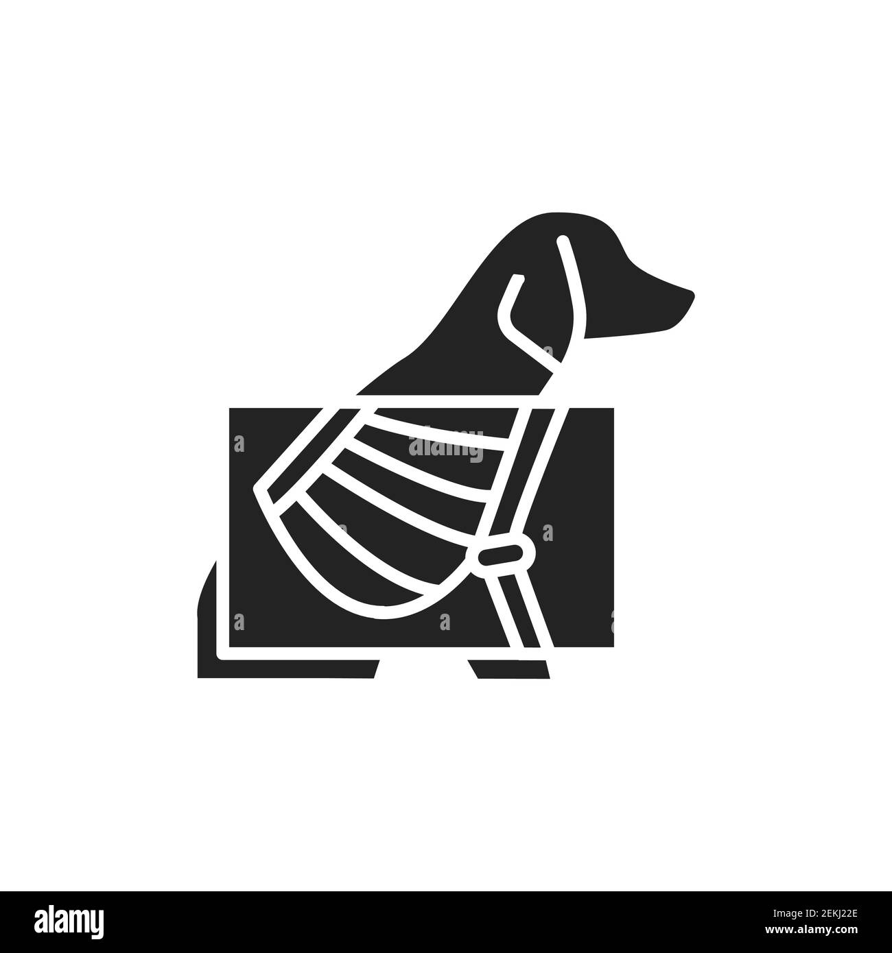 Icône de glyphe noir pour le dépistage des rayons X. Elément vectoriel isolé. Pictogramme de contour pour la page Web, l'application mobile, la promotion. Illustration vectorielle Illustration de Vecteur