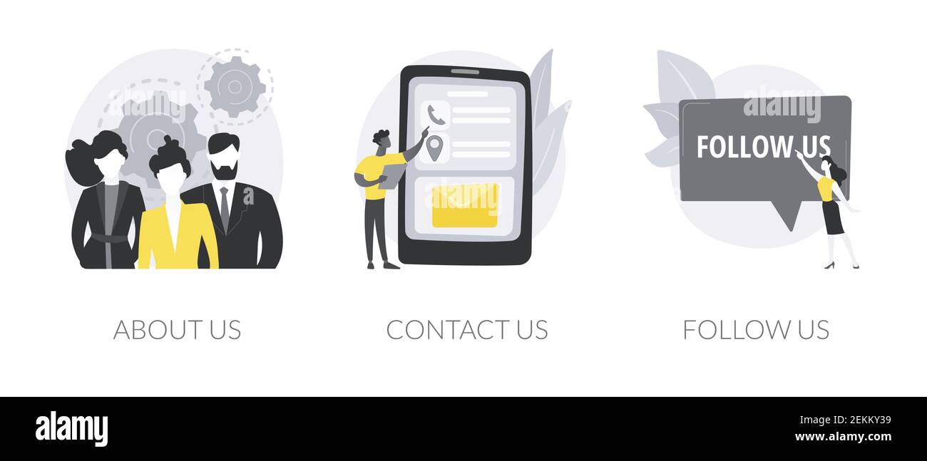 Informations sur l'entreprise illustrations vectorielles abstraites. Illustration de Vecteur