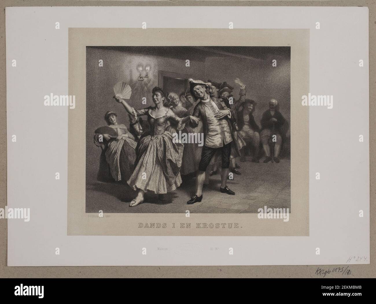 Adolph Kittendorff (1820-1902); G.V. BLOM (1853-1942), dans I Krostu, 1880? Banque D'Images