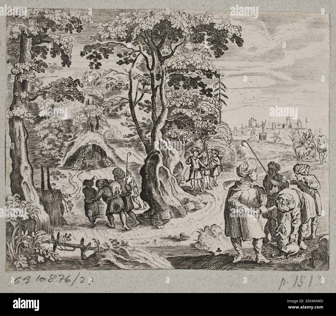 J. Muller (1700-1700), Illustration jusqu'à Adam Olearius, 'perse Rosenthal d'un poète significatif Schich Saadi [...]', Schleswig 1660, 1660 Banque D'Images