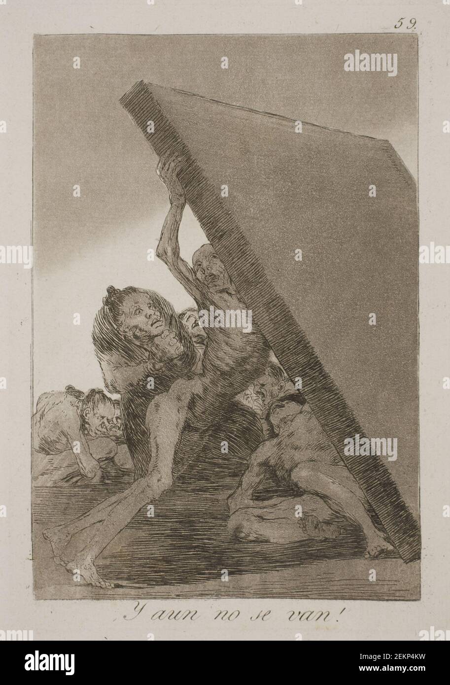 Francisco de Goya (1746-1828) et ils sont toujours là, 1797-1798 Banque D'Images