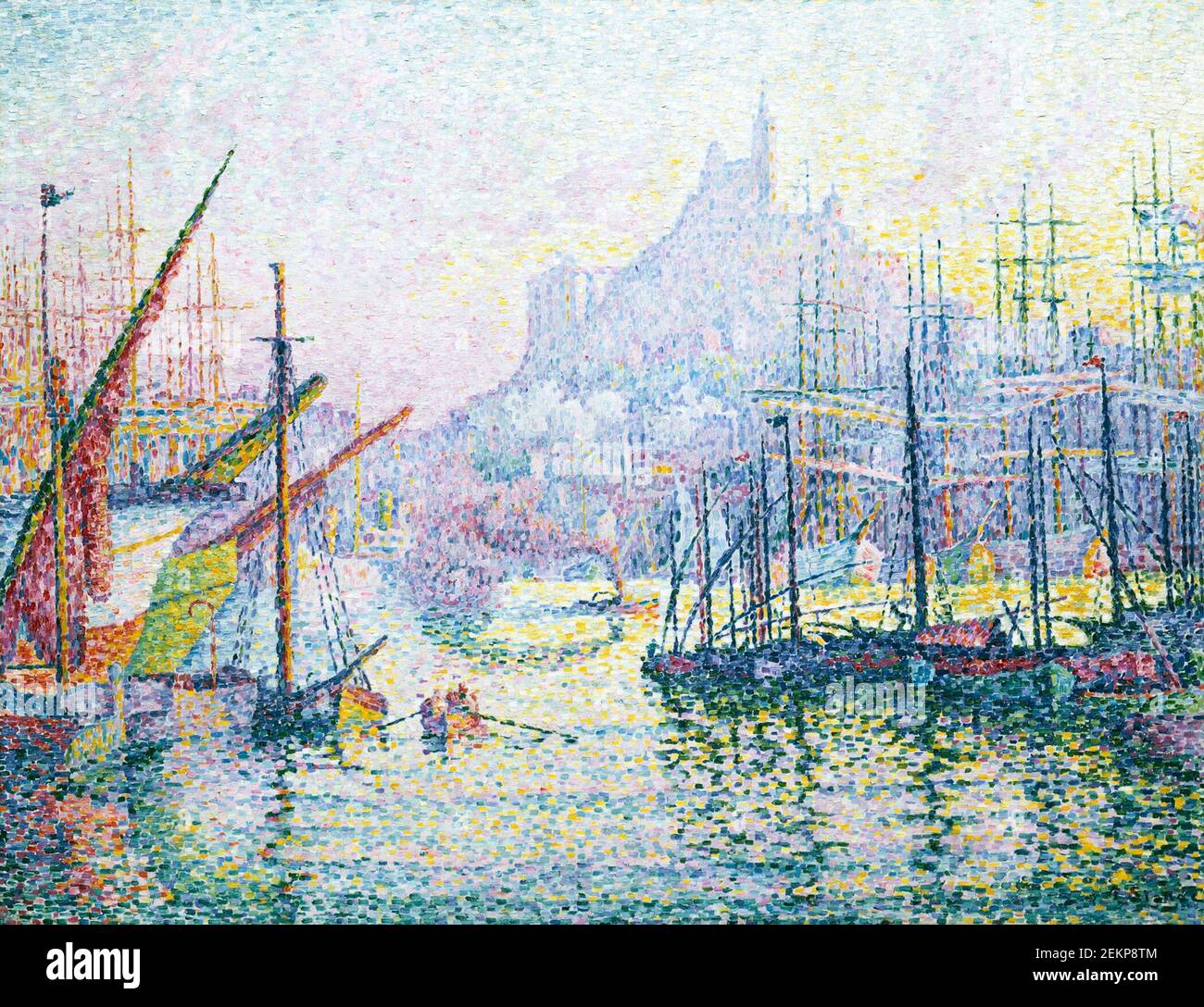 Notre Dame de la Garde la bonne–mère par Paul Signac Banque D'Images