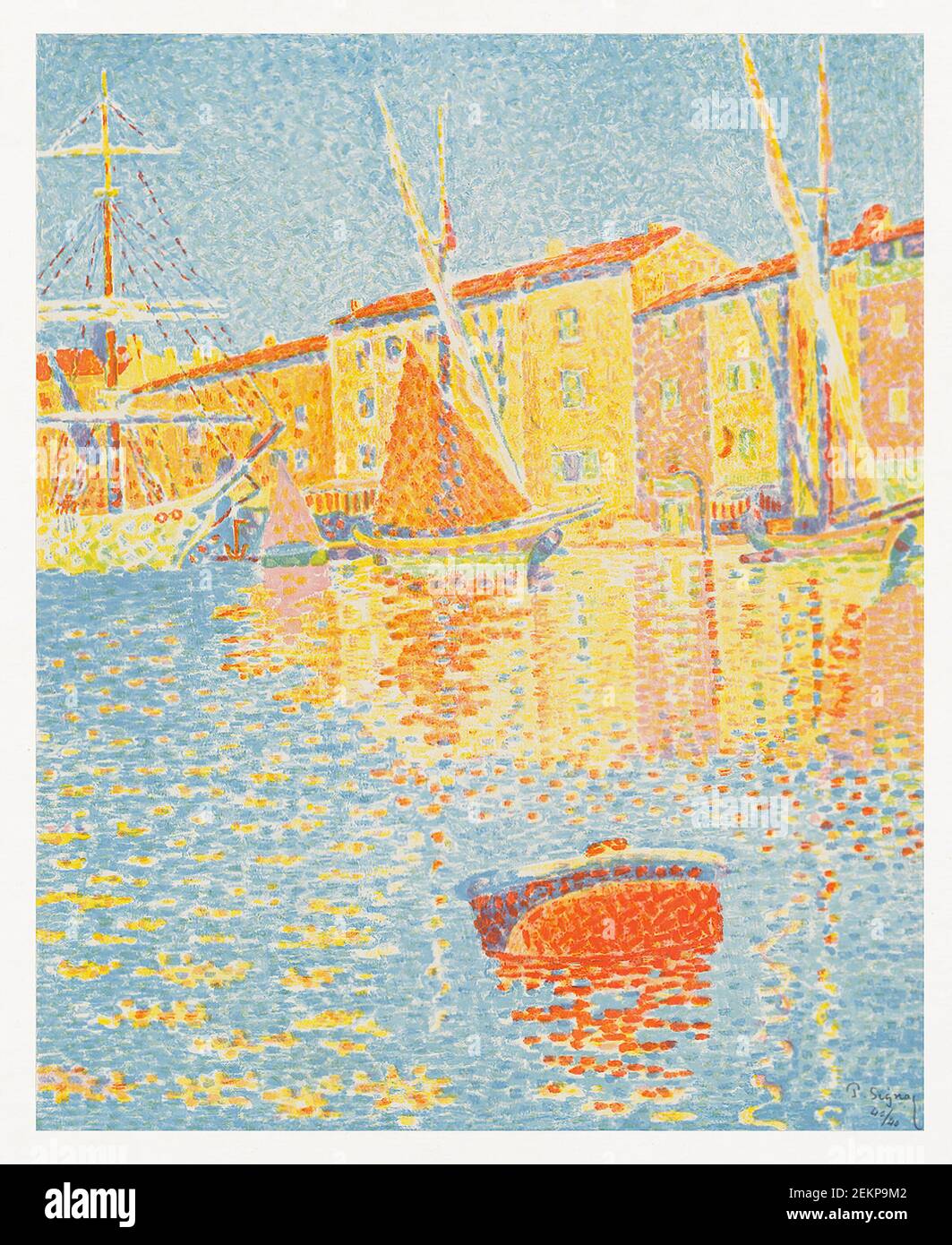 La bouée Paul Signac Banque D'Images