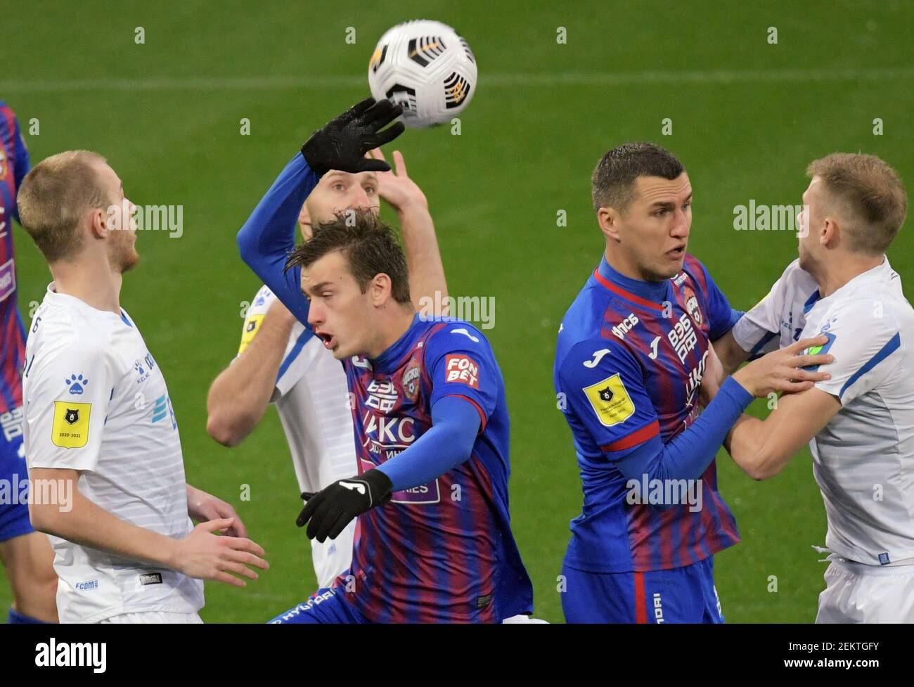 Ligue russe de premier plan (RPL). Tinkoff - Championnat russe de football 2020/2021. 11e tour. CSKA (Moscou) contre Dynamo (Moscou) au stade VEB Arena. 18 octobre 2020. Russie, Moscou photo: Dmitry Azarov/Kommersant/Sipa USA Banque D'Images