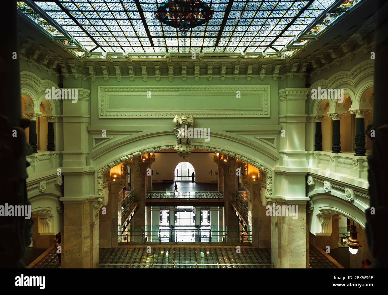 Mairie de Madrid (Cibeles Palace) intérieur Banque D'Images