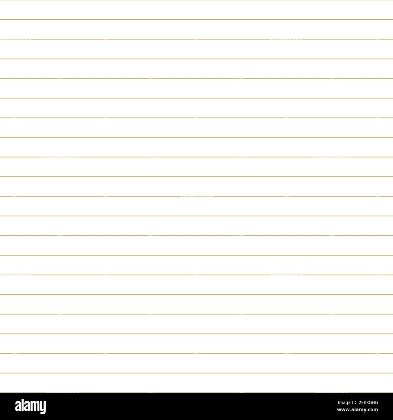 Papier quadrillé. Arrière-plan abstrait rayé avec lignes horizontales de couleur. Motif géométrique sans couture pour l'école, le papier peint, les textures et le bloc-notes. Papier ligné Illustration de Vecteur