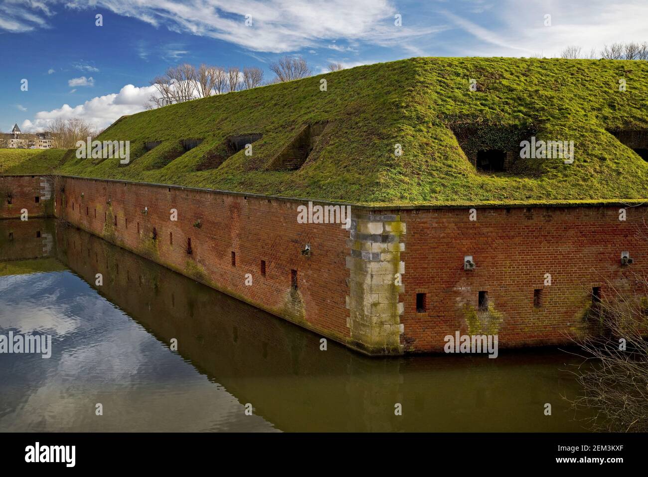 Tête de pont napoléonienne, structure forteresse dans la ville fortifiée historique, Brueckenkopf-Park, Allemagne, Rhénanie-du-Nord-Westphalie, Juelich Banque D'Images
