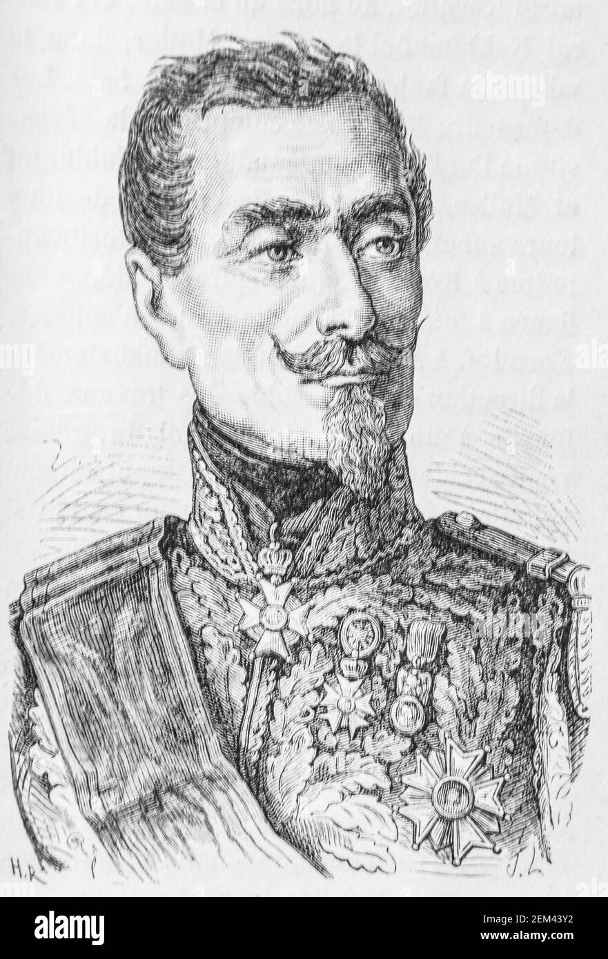 saint arnaud, 1832-1867, histoire de france par henri martin, éditeur fournissant 1880 Banque D'Images