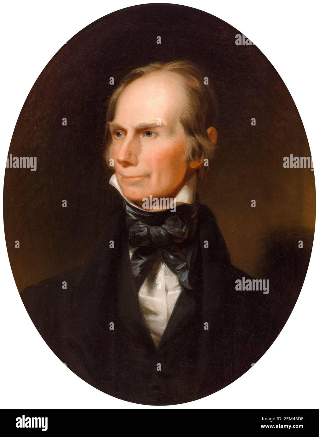 Henry Clay (1777-1852), homme d'État américain, portrait peint par John B Neagle, 1842 Banque D'Images