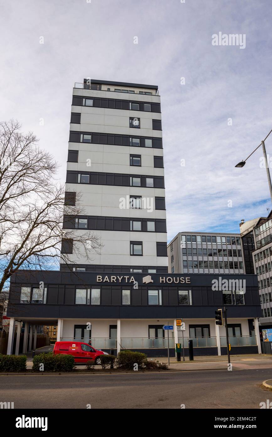 Baryta House à Victoria Avenue, Southend on Sea, Essex, Royaume-Uni converti par Shaviram Group Investments d'un immeuble de bureaux en appartements à louer Banque D'Images