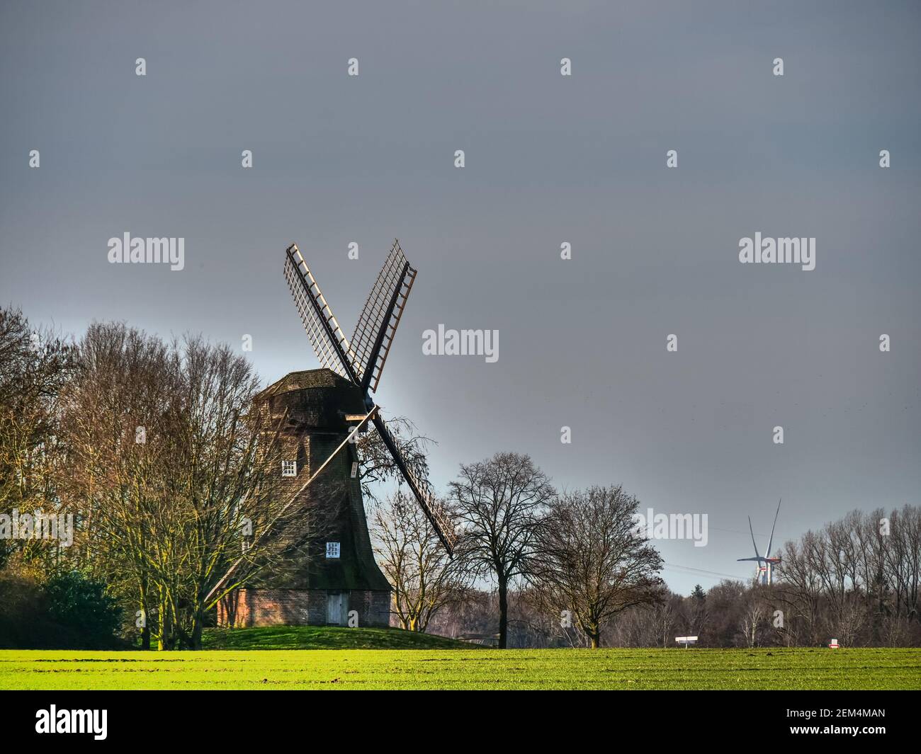 le petit village de wuellen dans le muensteralnd allemand Banque D'Images